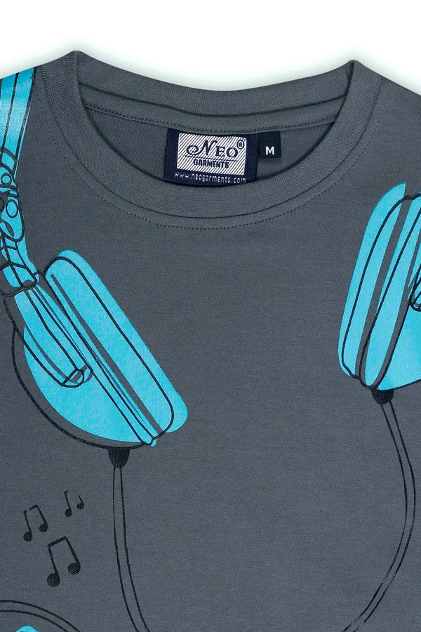 Neo_Garments_Boys_Cotton_Round_Neck_T-Shirt_-_Headphones