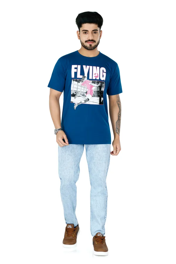 Blue_Airforce_Round_Neck_Printed_Half_Sleeve_T-Shirt_For_Men
