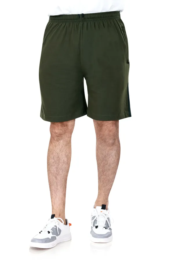 Olive_Cotton_Striped_Long_Shorts_For_Men