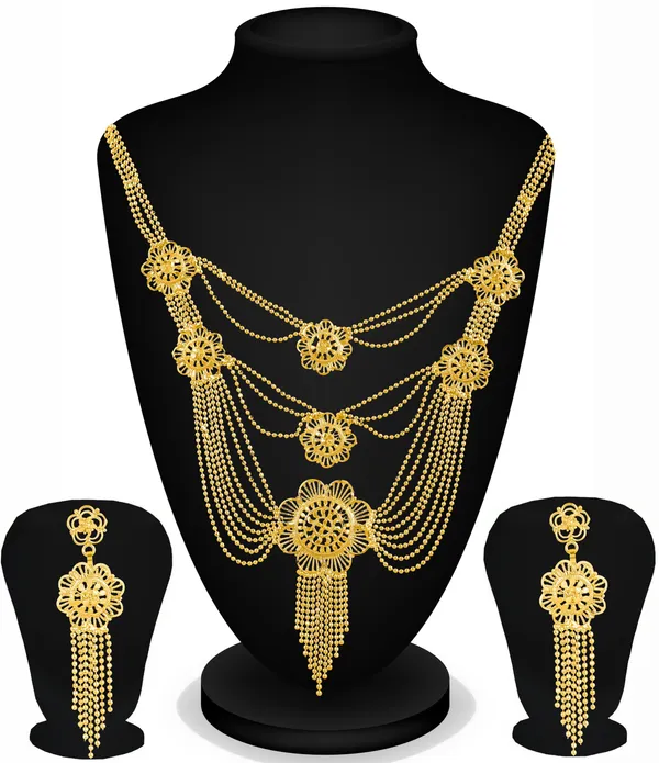 Gold_Alloy_Earring_&_Necklace_Set_For_Women