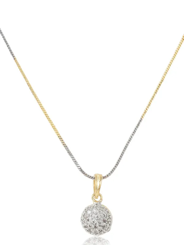 White_&_Gold_Elegant_Earring_&_Pendant_Set_For_Women