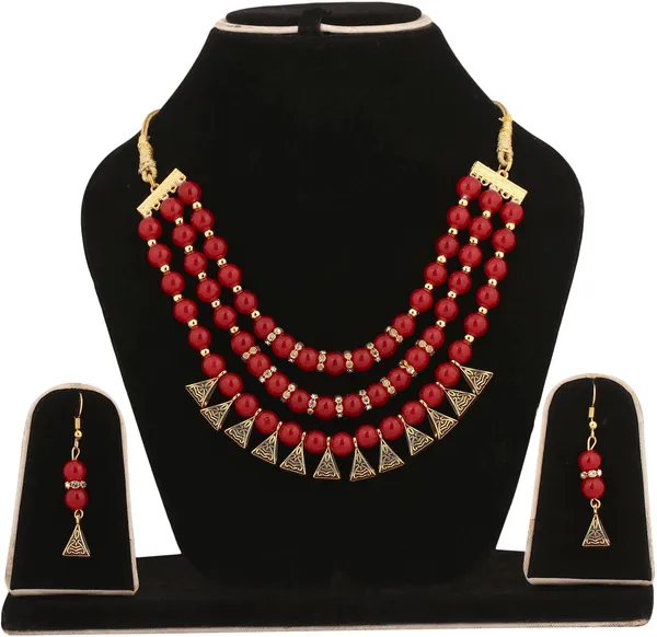 Red_Elegant_Earring_&_Necklace_Set_For_Women