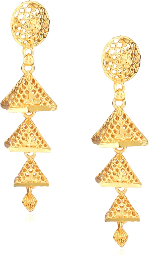 Gold_Elegant_Jhumki_Earring_For_Women