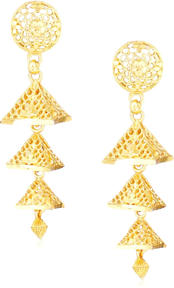 Gold_Elegant_Jhumki_Earring_For_Women