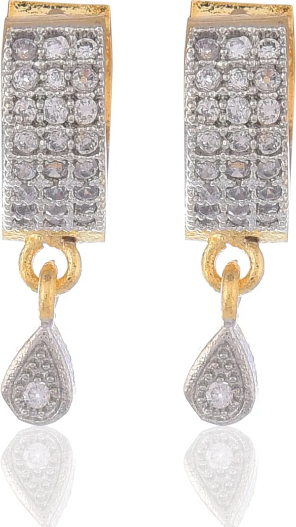 White_Elegant_Earring_Set_For_Women