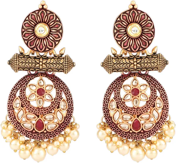 Multicolor_Brass_Jhumki_Earring_For_Women