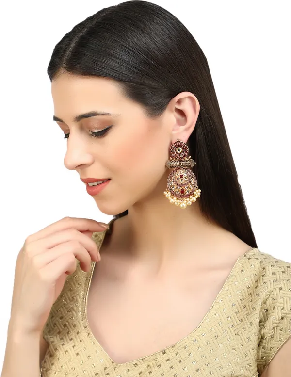 Multicolor_Brass_Jhumki_Earring_For_Women