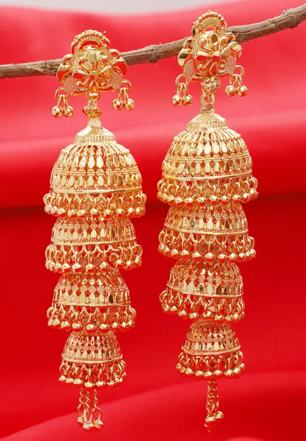 Gold_Elegant_Jhumki_Earring_For_Women