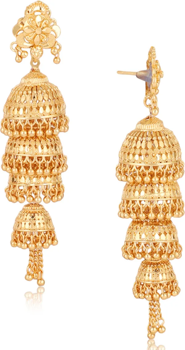 Gold_Elegant_Jhumki_Earring_For_Women