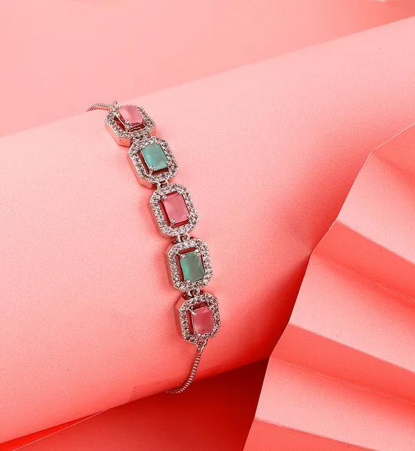 Multicolor_Bangle_Bracelet_Elegant_For_Women