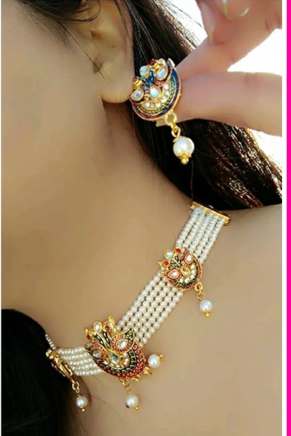 Multicolor_Alloy_Earring_&_Necklace_Set_For_Women