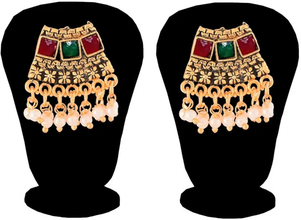 Multicolor_Elegant_Mangalsutra_&_Earring_Set_For_Women