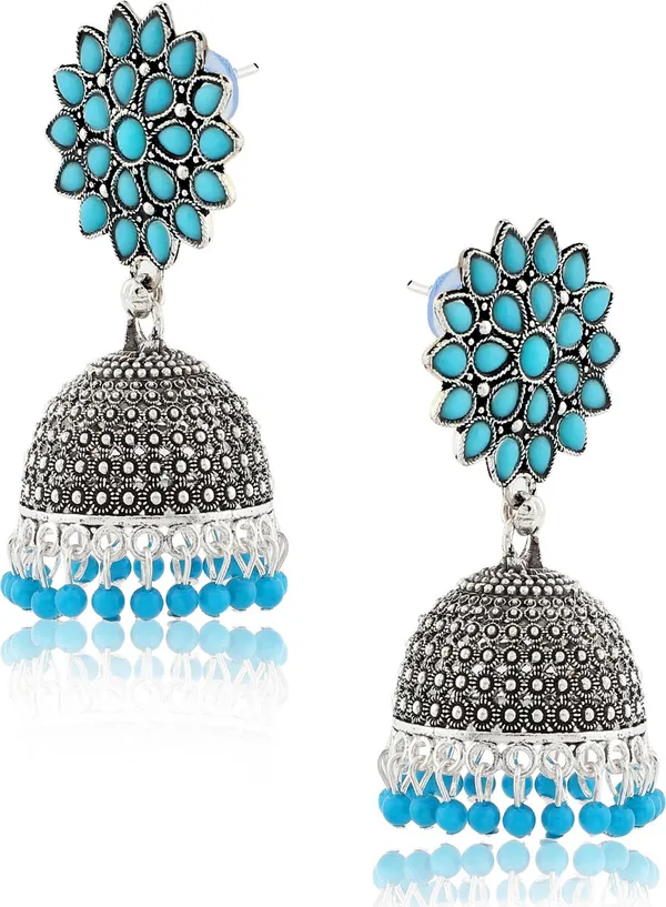 Blue_Elegant_Earring_Set_For_Women