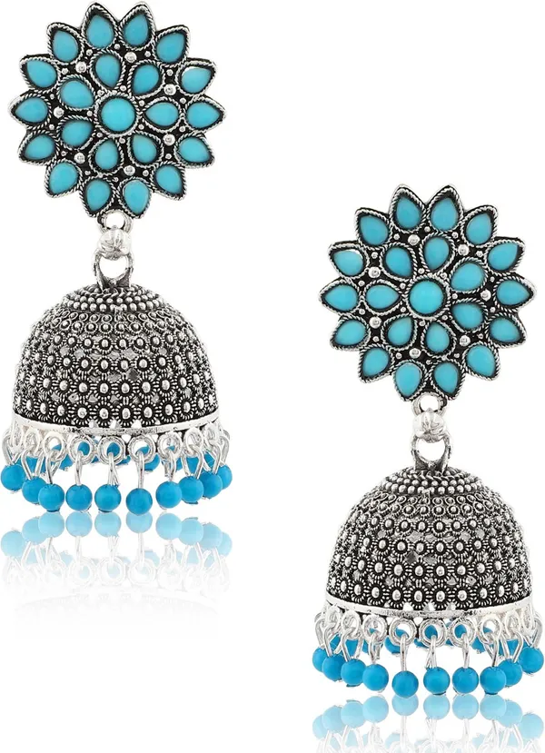 Blue_Elegant_Earring_Set_For_Women