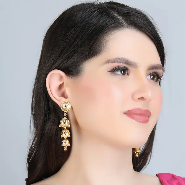 Gold_Elegant_Earring_Set_For_Women