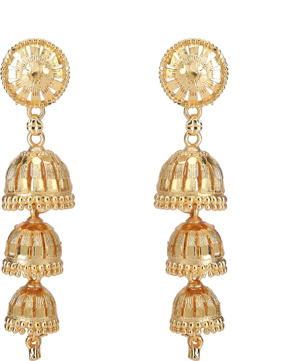 Gold_Elegant_Earring_Set_For_Women