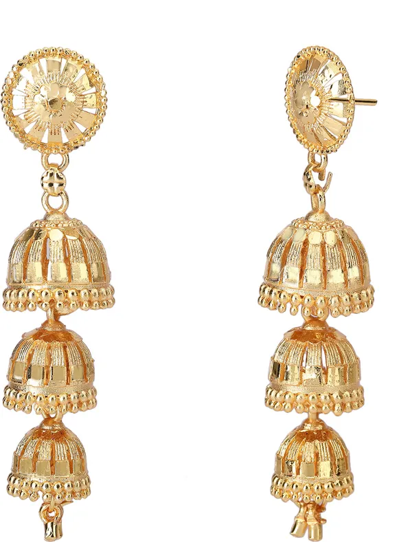 Gold_Elegant_Earring_Set_For_Women