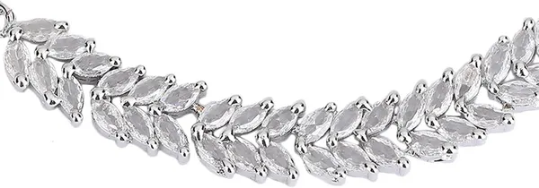 White_Bangle_Bracelet_Elegant_For_Women