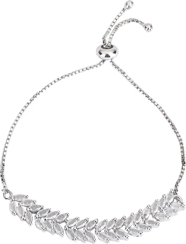 White_Bangle_Bracelet_Elegant_For_Women