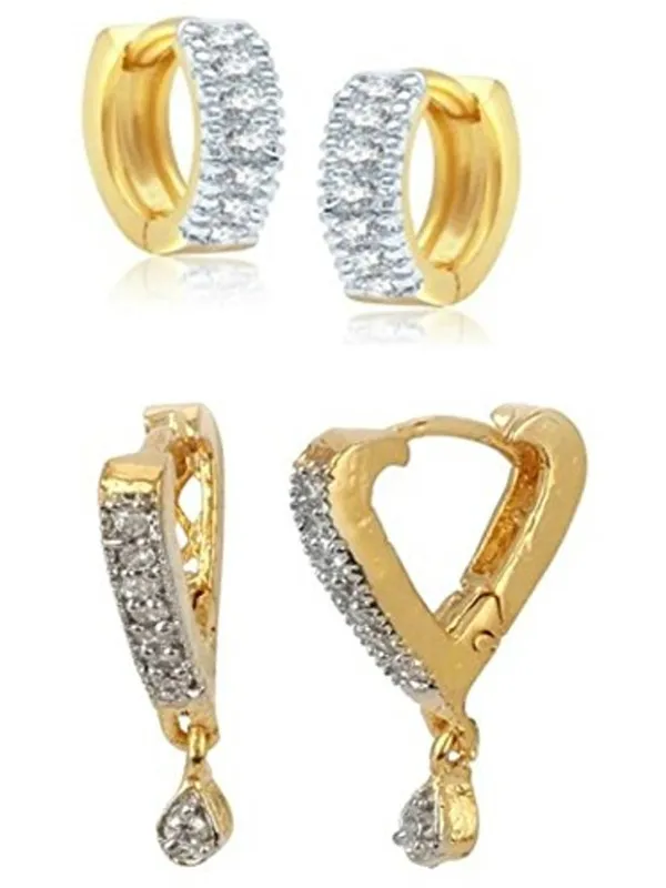 White_Elegant_Earring_Set_For_Women