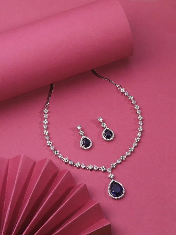 Blue_Teardrop_Necklace_Set_for_Women_&_Girls_|_Premium_Quality_Lightweight_Jewellery_For_Daily_Use