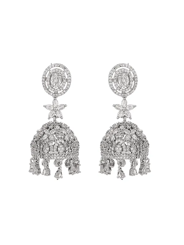Silver_Alloy_Elegant_Earrings_For_Women