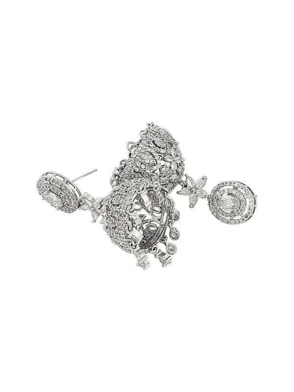 Silver_Alloy_Elegant_Earrings_For_Women