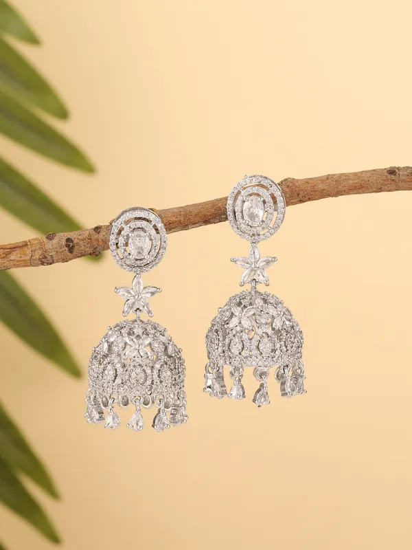 Silver_Alloy_Elegant_Earrings_For_Women