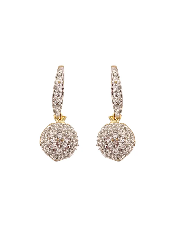 AD_Stone_Mangalsutra_with_Earrings_for_Women_|_Gold_Plated_Black_Beads_Chain_&_Pendant_Set