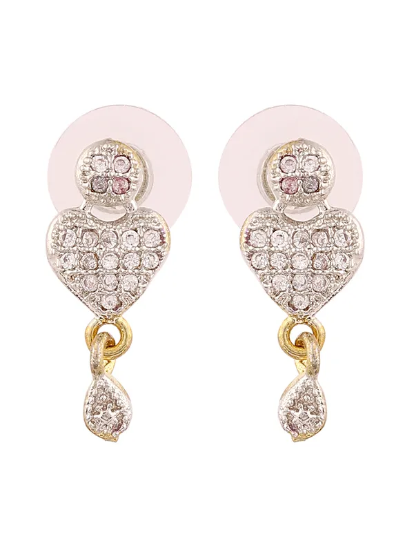 Double_Heart_AD_Mangalsutra_Set_|_Gold-Plated_with_Matching_Earrings
