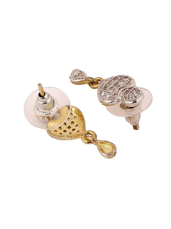 Double_Heart_AD_Mangalsutra_Set_|_Gold-Plated_with_Matching_Earrings