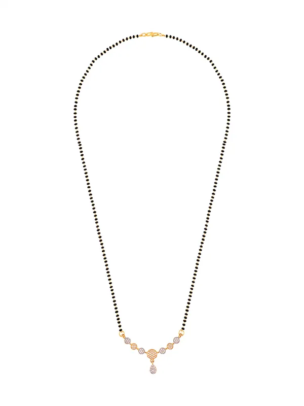 Gold-Plated_AD_Stone_Mangalsutra_Set_|_Elegant_Design_with_Matching_Stud_Earrings