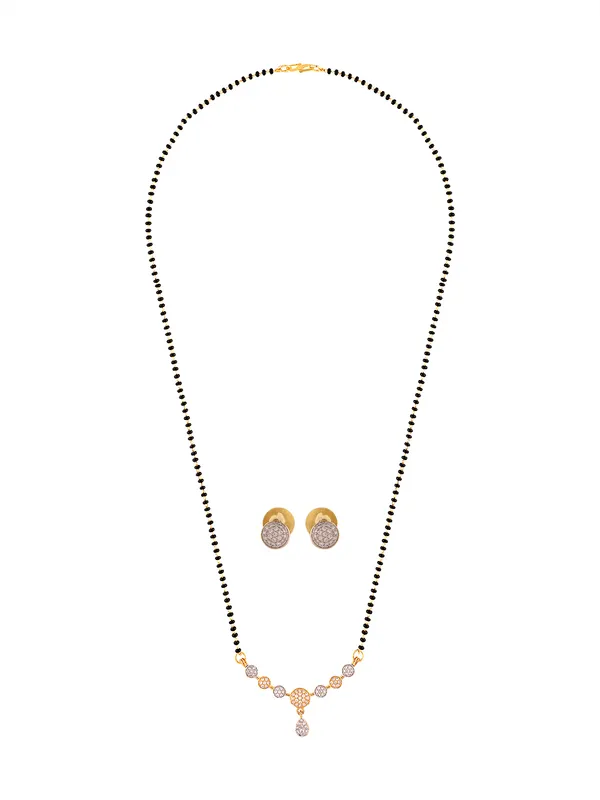 Gold-Plated_AD_Stone_Mangalsutra_Set_|_Elegant_Design_with_Matching_Stud_Earrings
