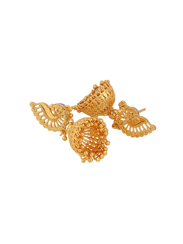 Golden_Alloy_Elegant_Earrings_For_Women