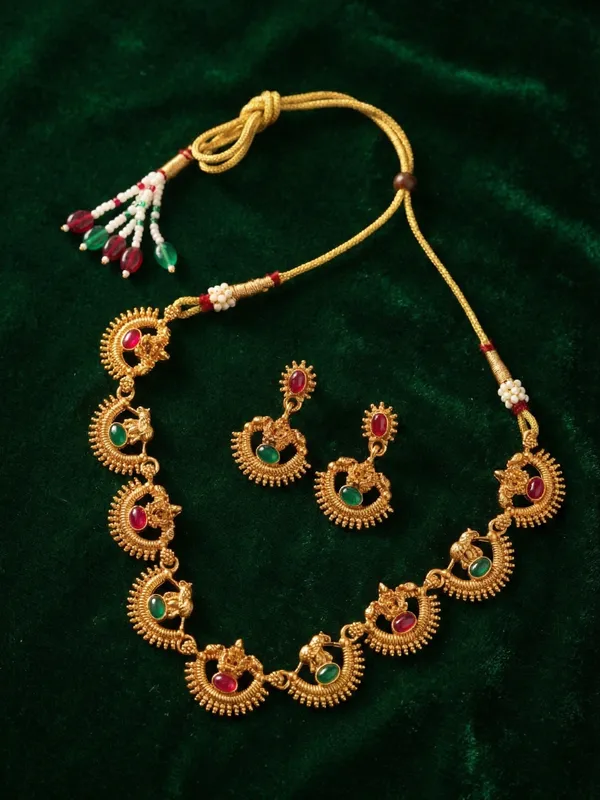 Bhagya_Lakshmi_Gold_Plated_Multicolor_Jewellery_set