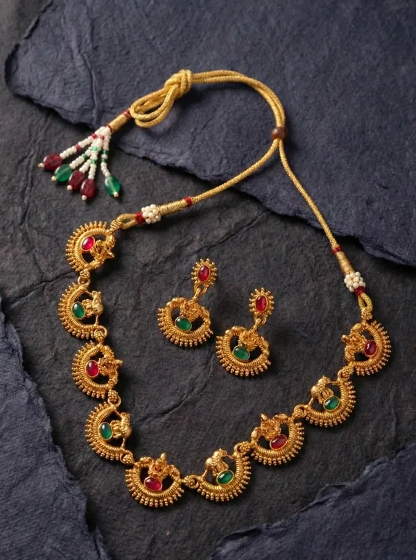 Bhagya_Lakshmi_Gold_Plated_Multicolor_Jewellery_set