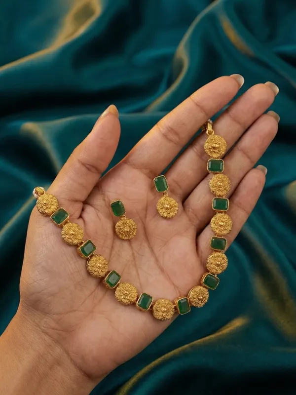 Bhagya_Lakshmi_Gold_Plated_AD_Stone_Floral_Necklace_Set
