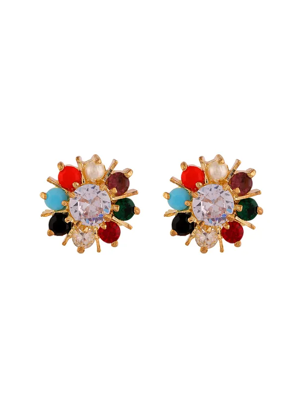 Multicolor_Navratna_Pendant_Set_with_Earrings_&_Ring_|_Gold-Plated_Finish