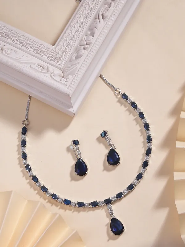 Royal_Blue_AD_Stone_Necklace_Set_for_Women_|_Elegant_Jewellery