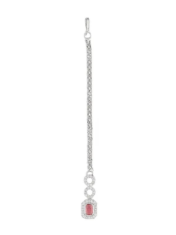 Silver_Plated_AD_Stone_Pink_Jewelry_Set_for_Women_|_Necklace_&_Maang_Tikka_|_Bridal_&_Wedding_Party_Wear_Jewellery_Set