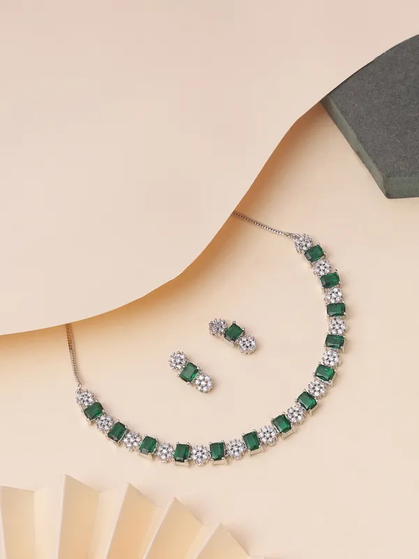 Green_Silver-Plated_Green_Stone_AD_Necklace_Set_|_Elegant_Party_&_Festive_Wear_Jewelry