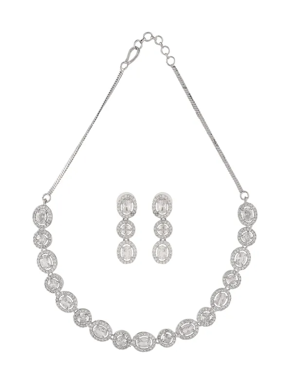 Silver_Alloy_Elegant_Necklace_Set_For_Women