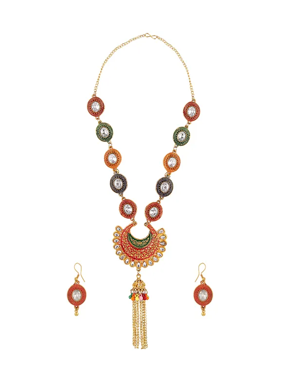 Alloy_Elegant_Necklace_Set_For_Women