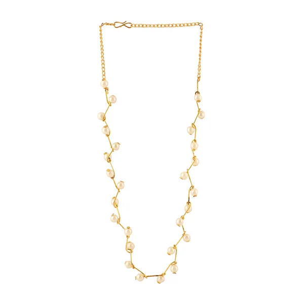 White_Alloy_Elegant_Necklace_For_Women