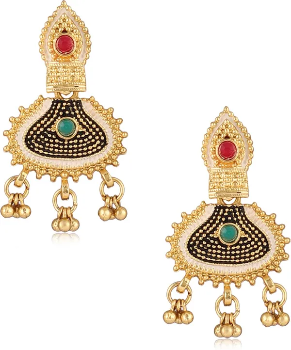 Multicolor_Elegant_Mangalsutra_&_Earring_Set_For_Women