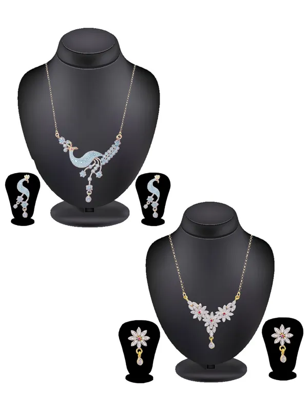 Multicolor_Elegant_Mangalsutra_&_Earring_Set_For_Women
