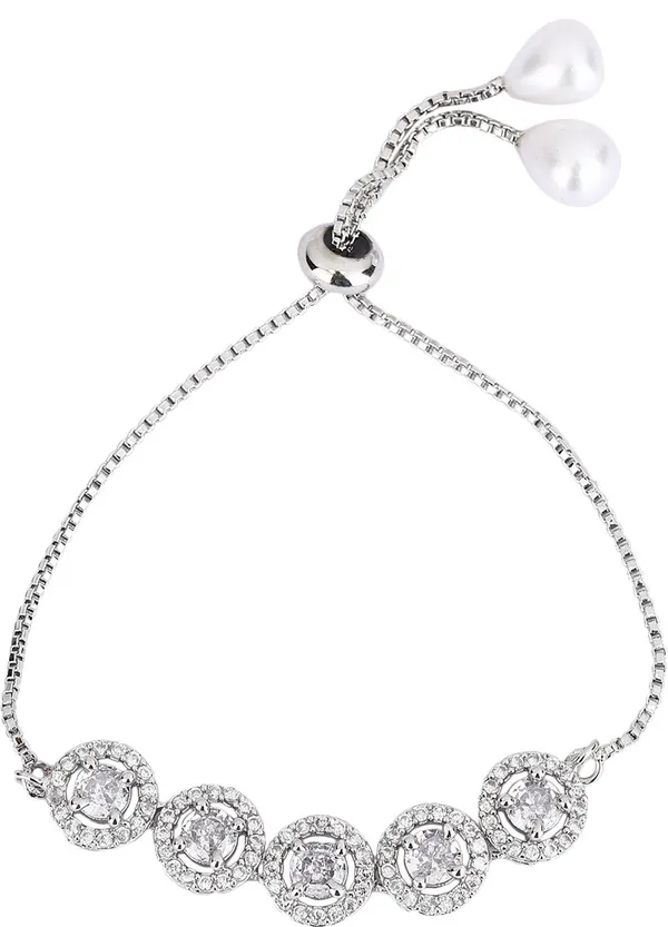 White_Bangle_Bracelet_Elegant_For_Women