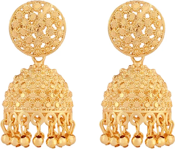 Gold_Elegant_Jhumki_Earring_For_Women