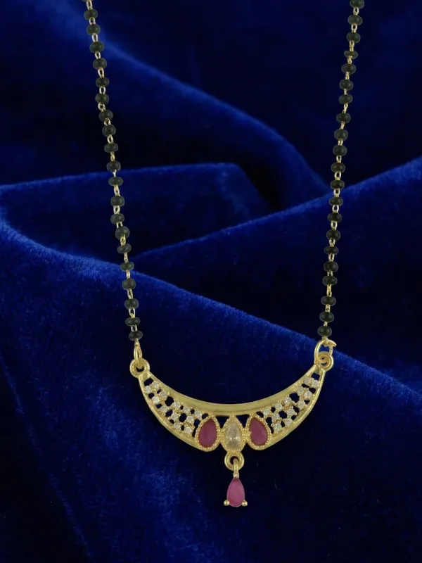 Elegant_Gold-Plated_Mangalsutra_with_AD_Stone_Pendant