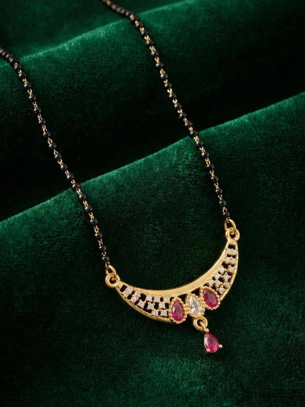 Elegant_Gold-Plated_Mangalsutra_with_AD_Stone_Pendant